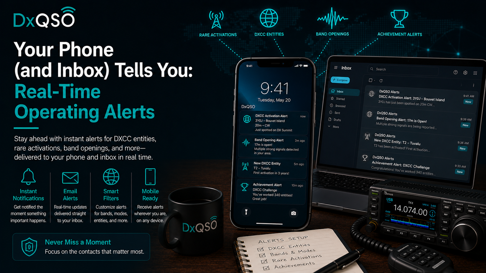 Your Phone (and Inbox) Tells You: Real-Time Operating Alerts